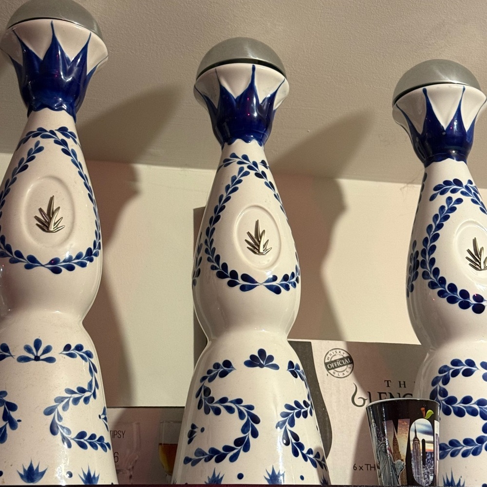 Blue and White Decorative Vase